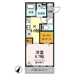 エギスハイムの物件間取画像